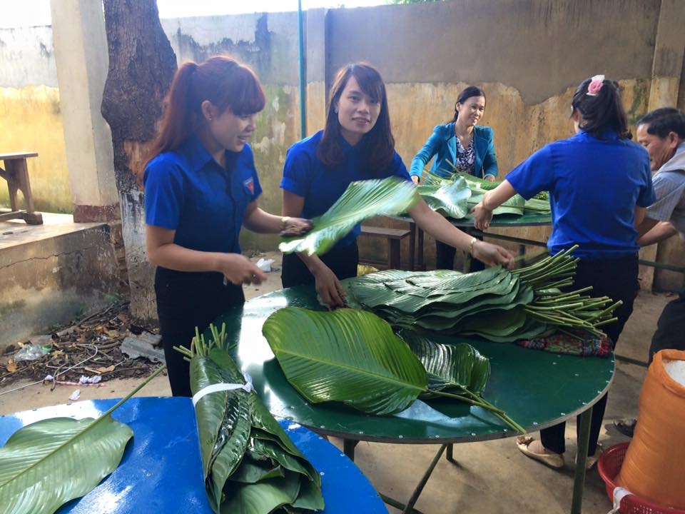 Huyện đoàn Krông Pắc: Tặng gần 4000 bánh chưng cho người nghèo đón Tết